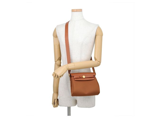 Hermès Borsa a tracolla Hermes Herbag Zip Mini Rosso - vista 4