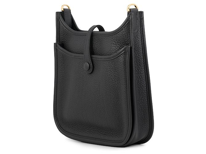 Hermès Borsa a tracolla Hermes Evelyne 3 Nero - vista 2