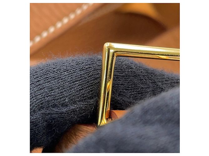Hermès Bolsa Hermes Picotin Lock MM Dourado - vista 8