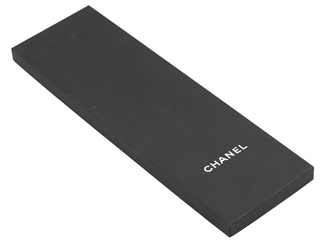 Foulard in seta Chanel bianco e nero - vista 10