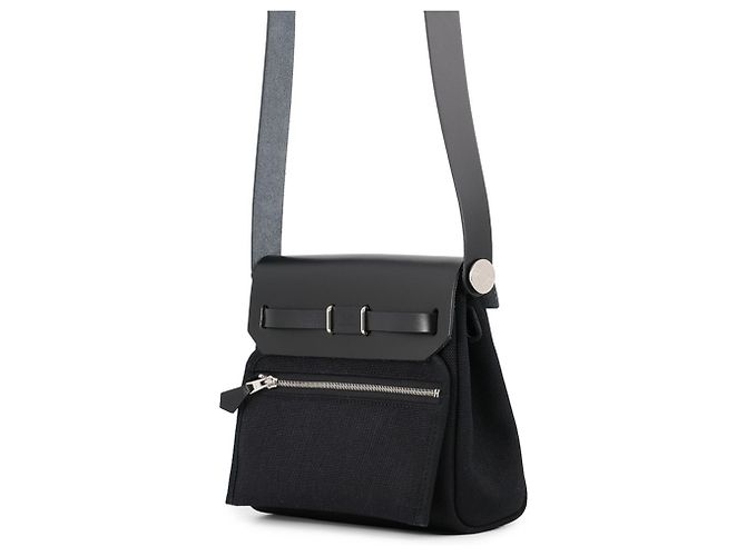 Hermès Borsa a tracolla Hermes Herbag Zip Mini Black Nero - vista 2