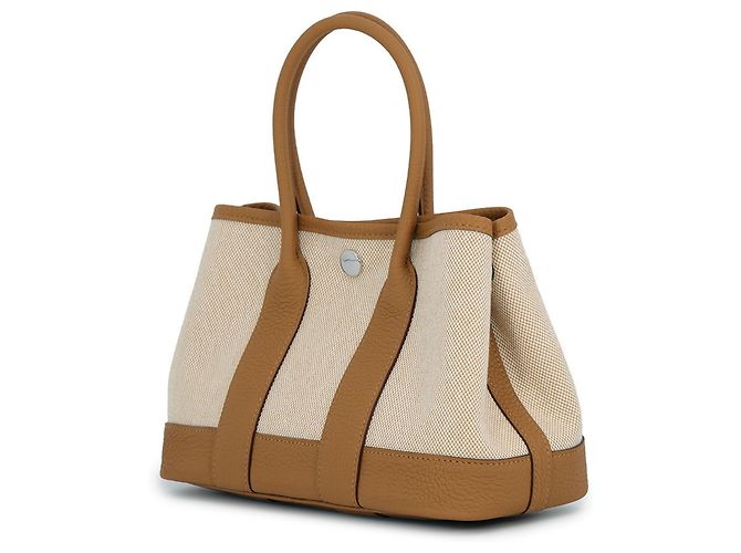 Hermès Borsa Tote Hermes Neo Garden 23 Marrone Crudo - vista 2