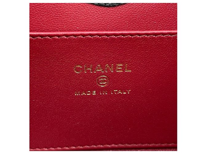Borsa a tracolla Chanel in pelle nera Nero - vista 12