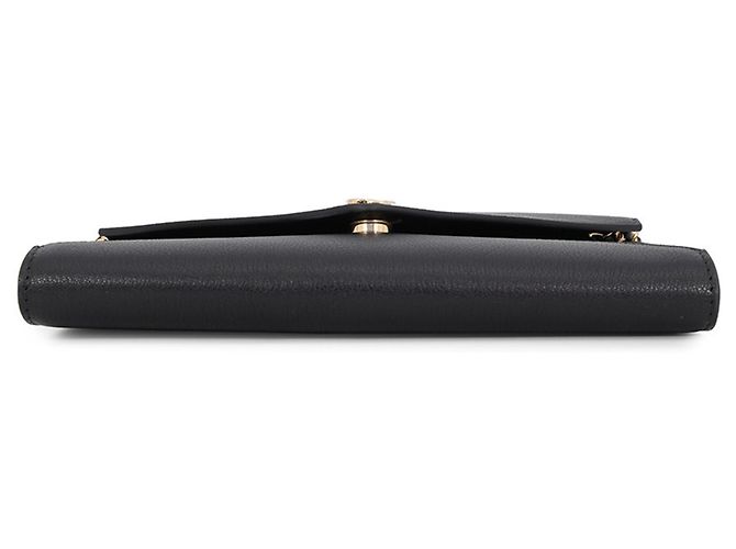 Borsa a tracolla Chanel in pelle nera Nero - vista 3