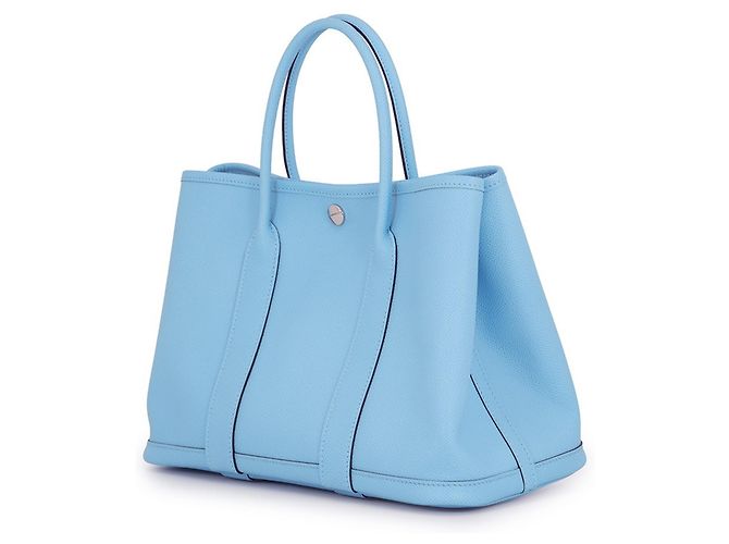 Hermès Borsa Tote Hermes Garden TPM Blu chiaro - vista 2