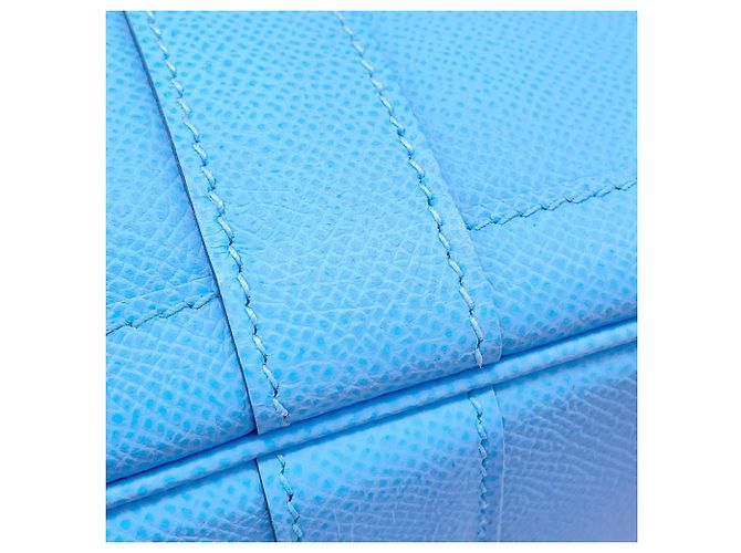 Hermès Borsa Tote Hermes Garden TPM Blu chiaro - vista 6