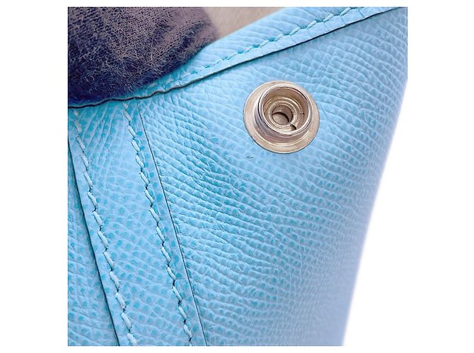 Hermès Borsa Tote Hermes Garden TPM Blu chiaro - vista 9
