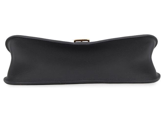 Hermès Borsa Hermes Alzan Mini in pelle Swift nera Nero - vista 3