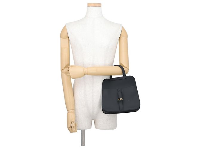 Hermès Borsa Hermes Alzan Mini in pelle Swift nera Nero - vista 4