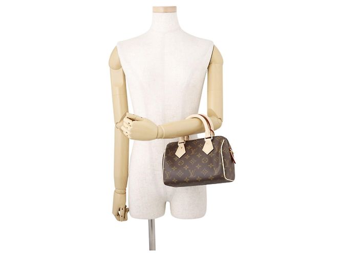 Borsa Louis Vuitton Monogram Speedy Bandoulière 20 Rosso - vista 4