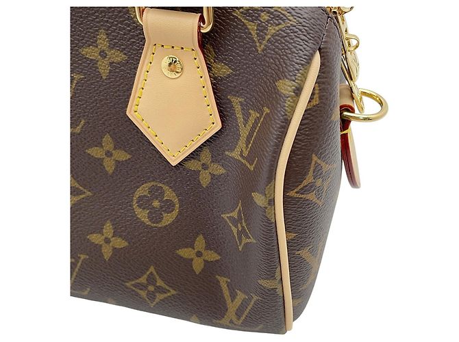 Borsa Louis Vuitton Monogram Speedy Bandoulière 20 Rosso - vista 7