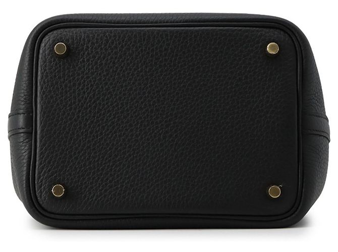 Hermès Borsa Hermes Picotin Lock PM Nero - vista 3