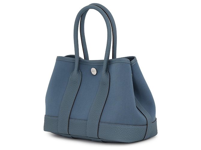 Hermès Borsa Tote Hermes Neo Garden 23 Blu - vista 2