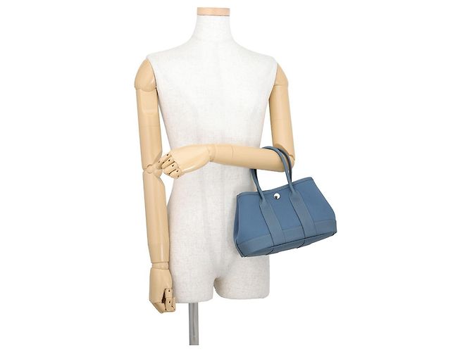Hermès Borsa Tote Hermes Neo Garden 23 Blu - vista 4