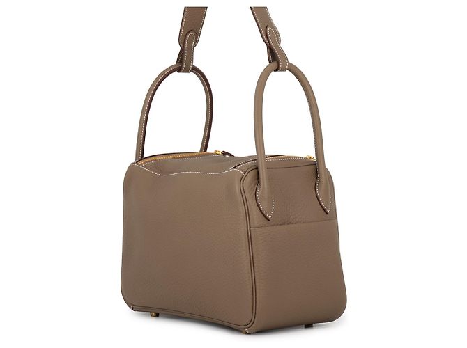 Hermès Bolsa Hermes Lindy 26 Taupe - vista 2