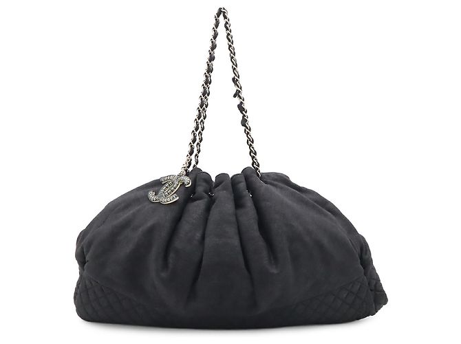 Sac à épaule à chaîne Chanel Matelassé Noir - vue 2
