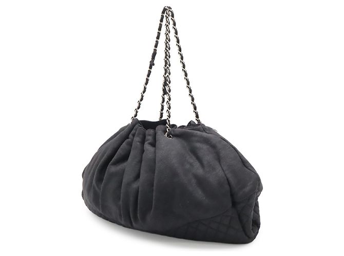 Sac à épaule à chaîne Chanel Matelassé Noir - vue 3