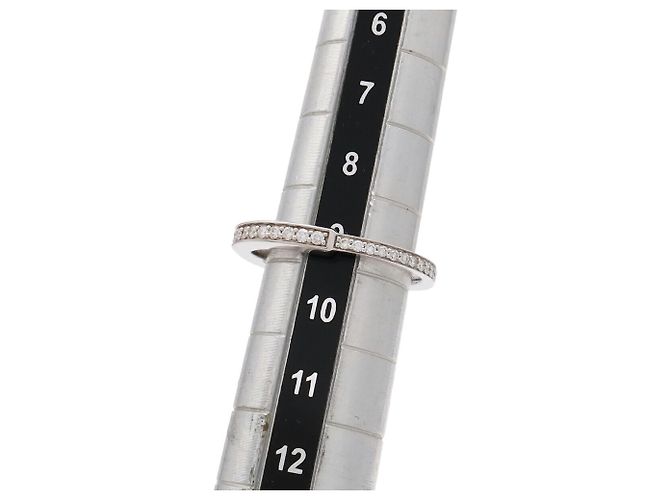 Autre Marque Anello Tiffany & Co. Full Pave Diamond Band D'oro - vista 8