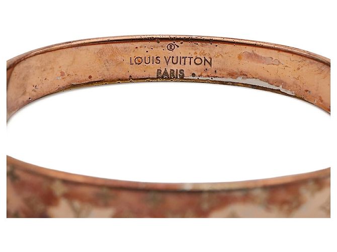 Brazalete Rígido Monogram Louis Vuitton Dorado - vista 7