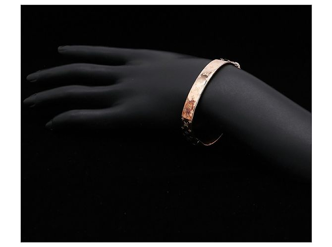 Brazalete Rígido Monogram Louis Vuitton Dorado - vista 8