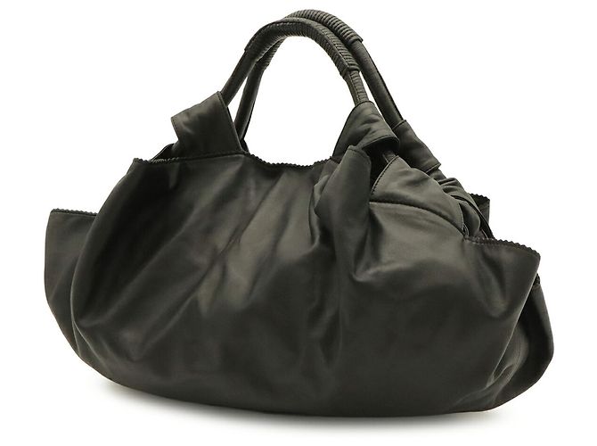 Borsa Loewe Anagram Nappa Aire Nero - vista 3