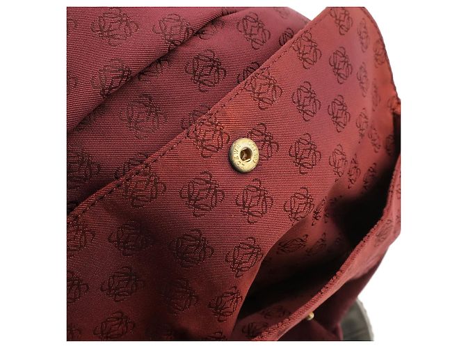 Borsa Loewe Anagram Nappa Aire Nero - vista 8