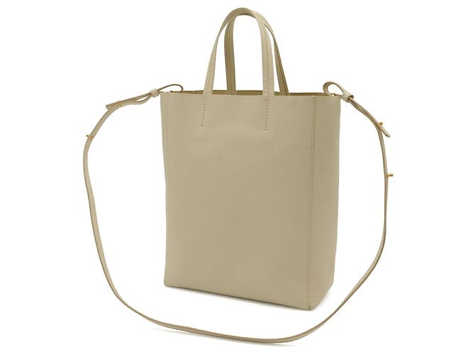 Céline Sac Cabas Vertical Small CELINE Blanc Écru - vue 3
