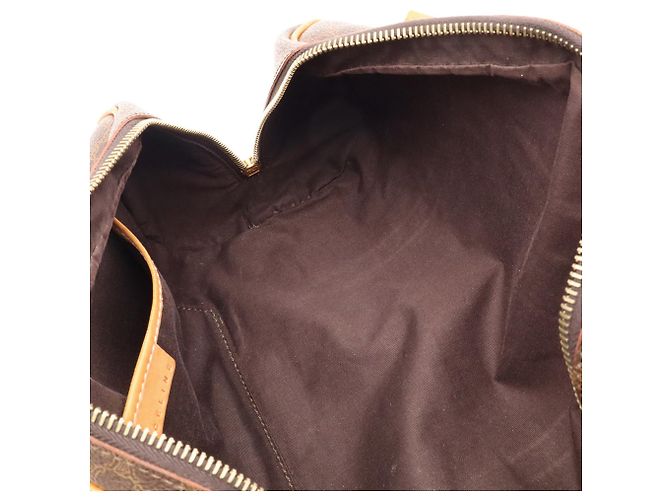Céline Borsa CELINE Macadam in tela rivestita Marrone chiaro Marrone scuro - vista 9