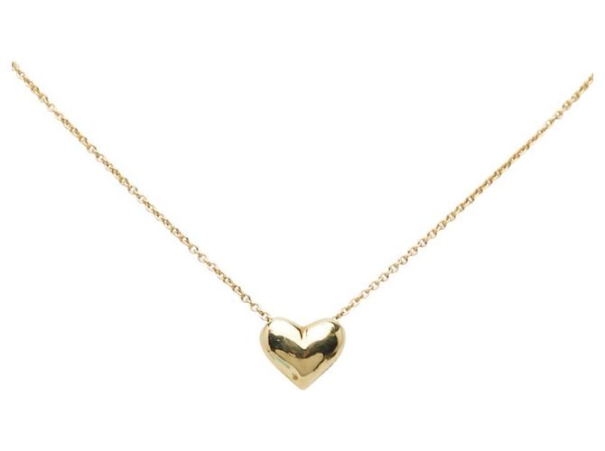 Autre Marque Collana Cuore Diamond Dots in Oro Giallo e Platino Tiffany & Co. - vista 3