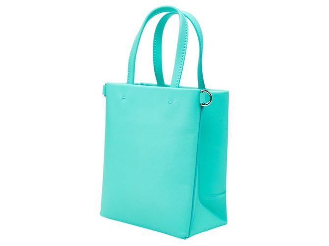 Autre Marque Tiffany & Co. Cat Street Mini Shopping Tote Blu - vista 2