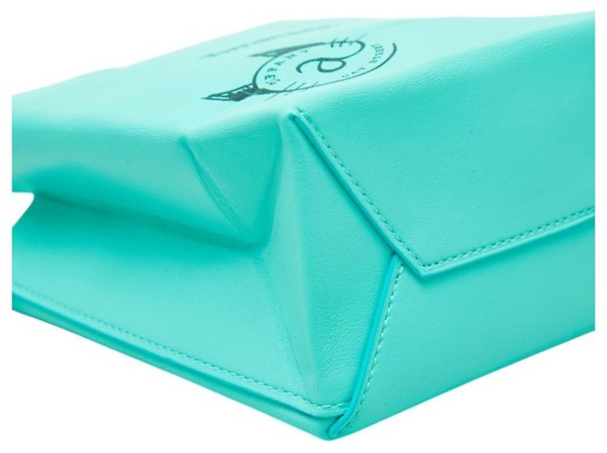 Autre Marque Tiffany & Co. Cat Street Mini Shopping Tote Blu - vista 5