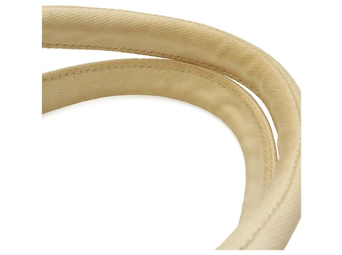 Bolso Tote PRADA Canapa Blanco Crudo Amarillo - vista 5