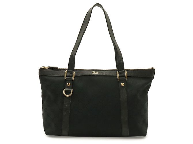 Borsa a tracolla Gucci GG Canvas Abbey Shoulder Bag Tote Nero - vista 2