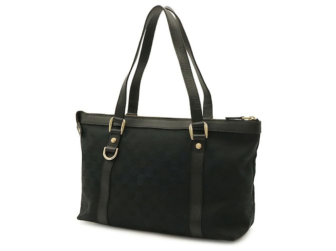 Borsa a tracolla Gucci GG Canvas Abbey Shoulder Bag Tote Nero - vista 3