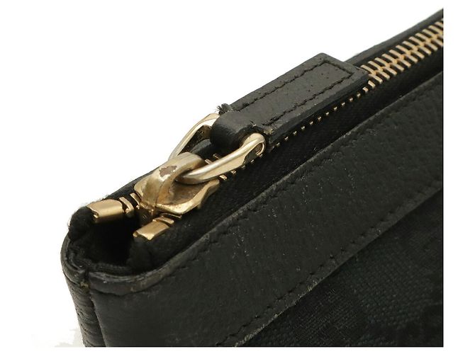 Borsa a tracolla Gucci GG Canvas Abbey Shoulder Bag Tote Nero - vista 7