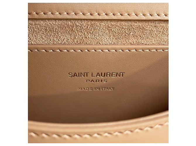 Borsa Mini Voltaire Yves Saint Laurent Paris Beige - vista 11