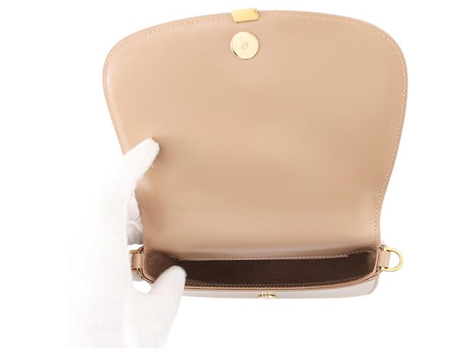 Borsa Mini Voltaire Yves Saint Laurent Paris Beige - vista 7