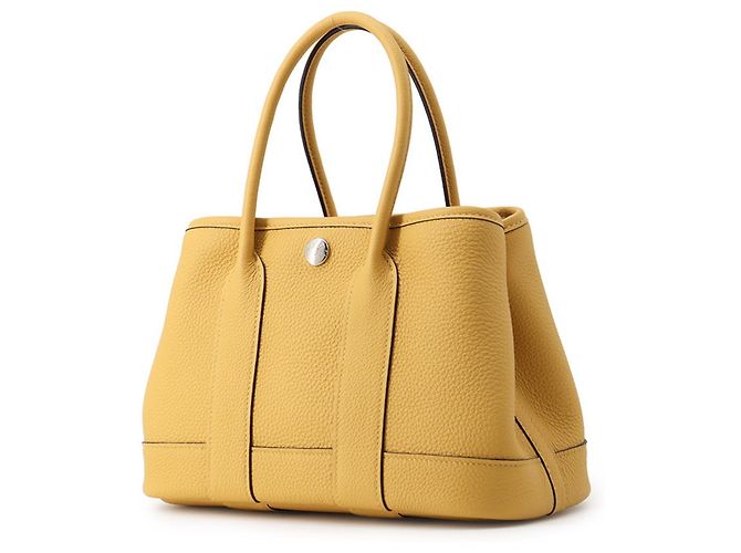 Hermès Borsa Tote Hermes Neo Garden 23 Giallo - vista 2