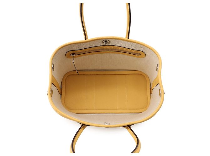 Hermès Borsa Tote Hermes Neo Garden 23 Giallo - vista 5