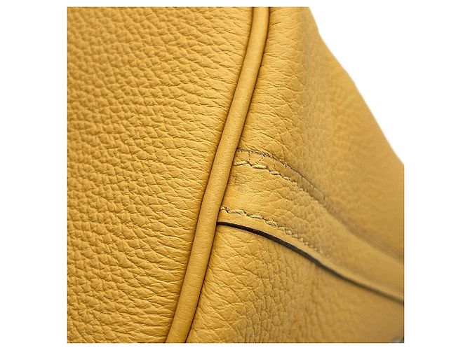 Hermès Borsa Tote Hermes Neo Garden 23 Giallo - vista 6