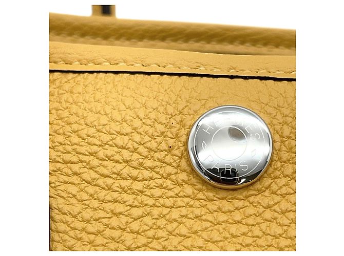 Hermès Borsa Tote Hermes Neo Garden 23 Giallo - vista 7