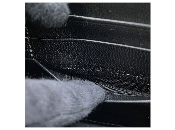 Cartera larga Balenciaga en piel acolchada negra Negro - vista 13