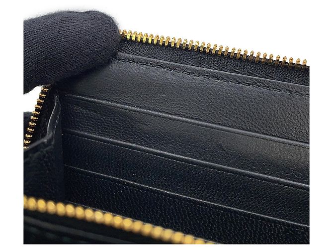 Cartera larga Balenciaga en piel acolchada negra Negro - vista 7