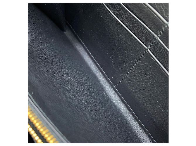 Cartera larga Balenciaga en piel acolchada negra Negro - vista 8