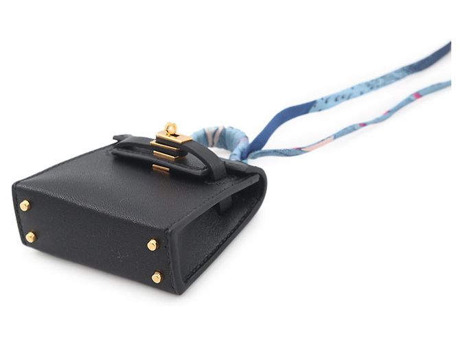 Hermès Hermes Kelly Twilly Handbag Charm Nero - vista 2
