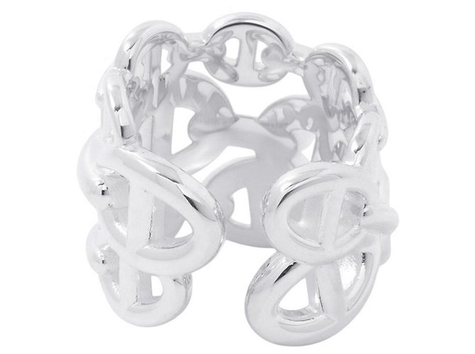 Ring Hermès Anello a Fascia Hermes Silver 925 - vista 3