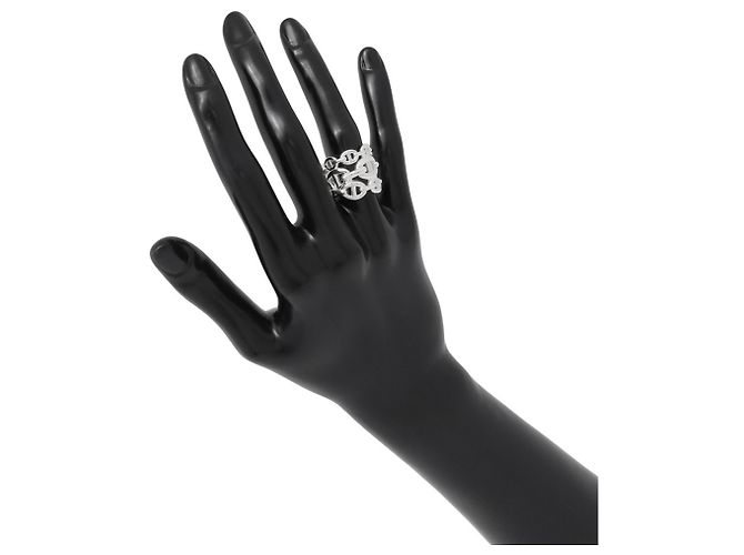 Ring Hermès Anello a Fascia Hermes Silver 925 - vista 4