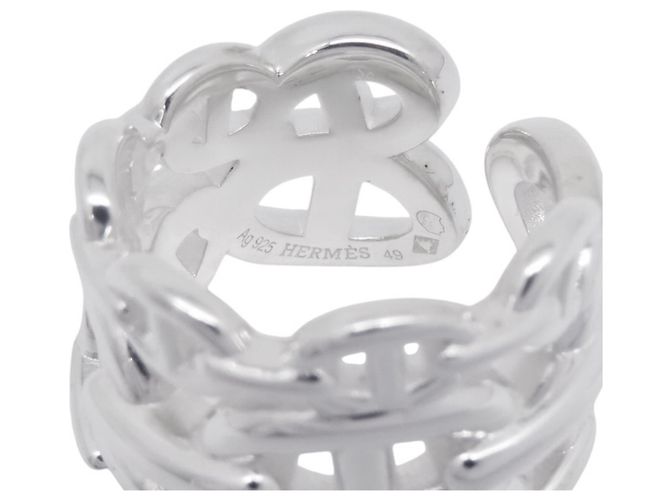 Ring Hermès Anello a Fascia Hermes Silver 925 - vista 6