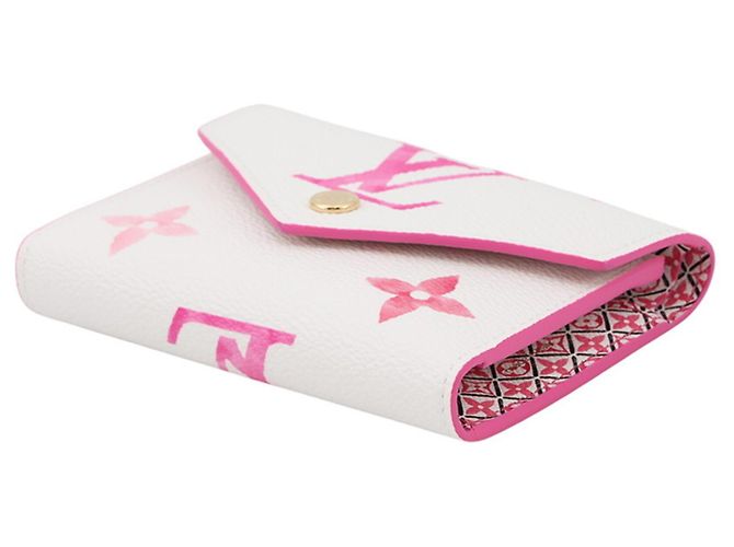 Louis Vuitton Tri-fold Wallet in Monogram Empreinte Pink Cream - view 2