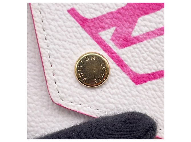 Louis Vuitton Tri-fold Wallet in Monogram Empreinte Pink Cream - view 6